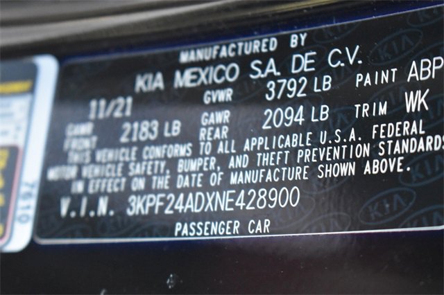 Certified 2022 Kia Forte LXS image 31