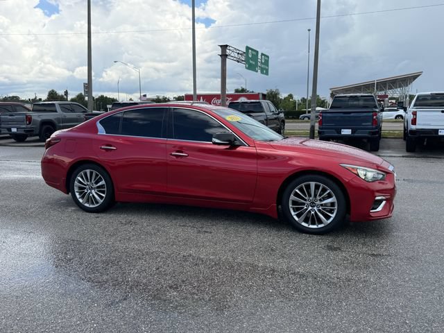 Used 2021 INFINITI Q50 Luxe w/ Cargo Package RWD image 2