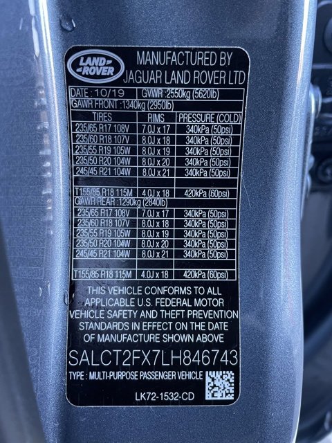 Used 2020 Land Rover Discovery Sport S R-Dynamic image 37