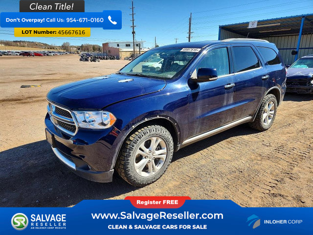 Used 2013 Dodge Durango Crew w/ Trailer Tow Group IV