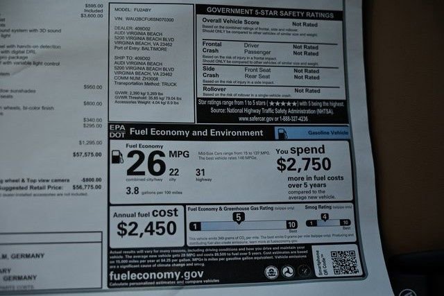 New 2025 Audi A5 2.0T Premium Plus image 40