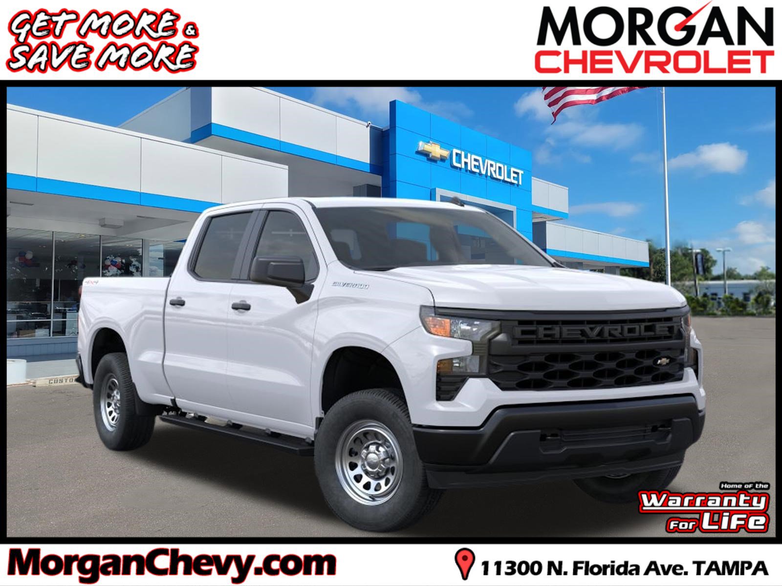New 2026 Chevrolet Silverado 1500 W/T w/ WT Value Package AWD/4WD image 1