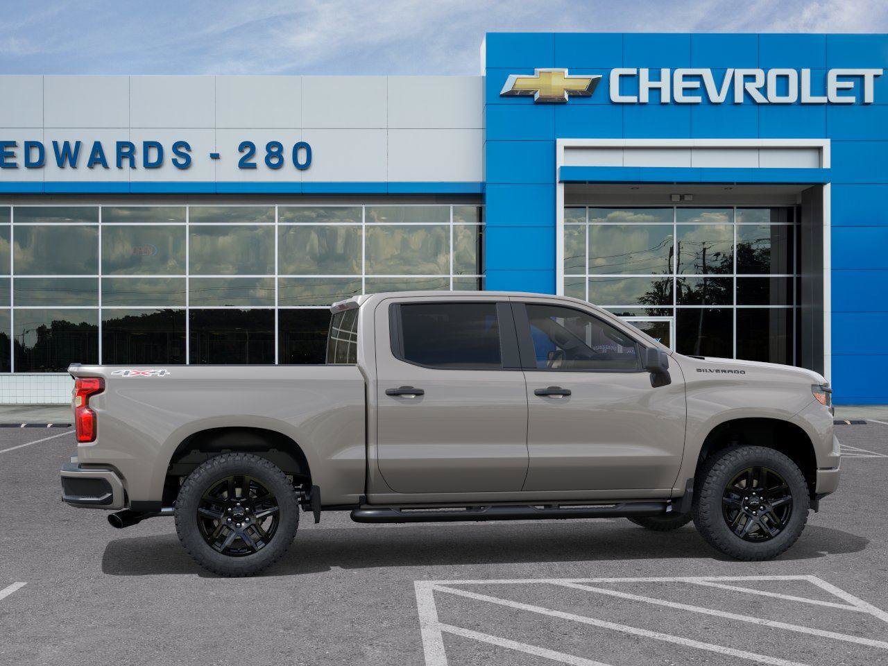 New 2026 Chevrolet Silverado 1500 Custom w/ Turbomax Blackout Package AWD/4WD image 5