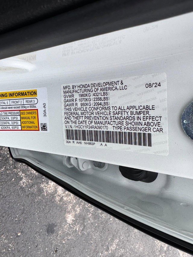 Certified 2024 Honda Accord LX image 25