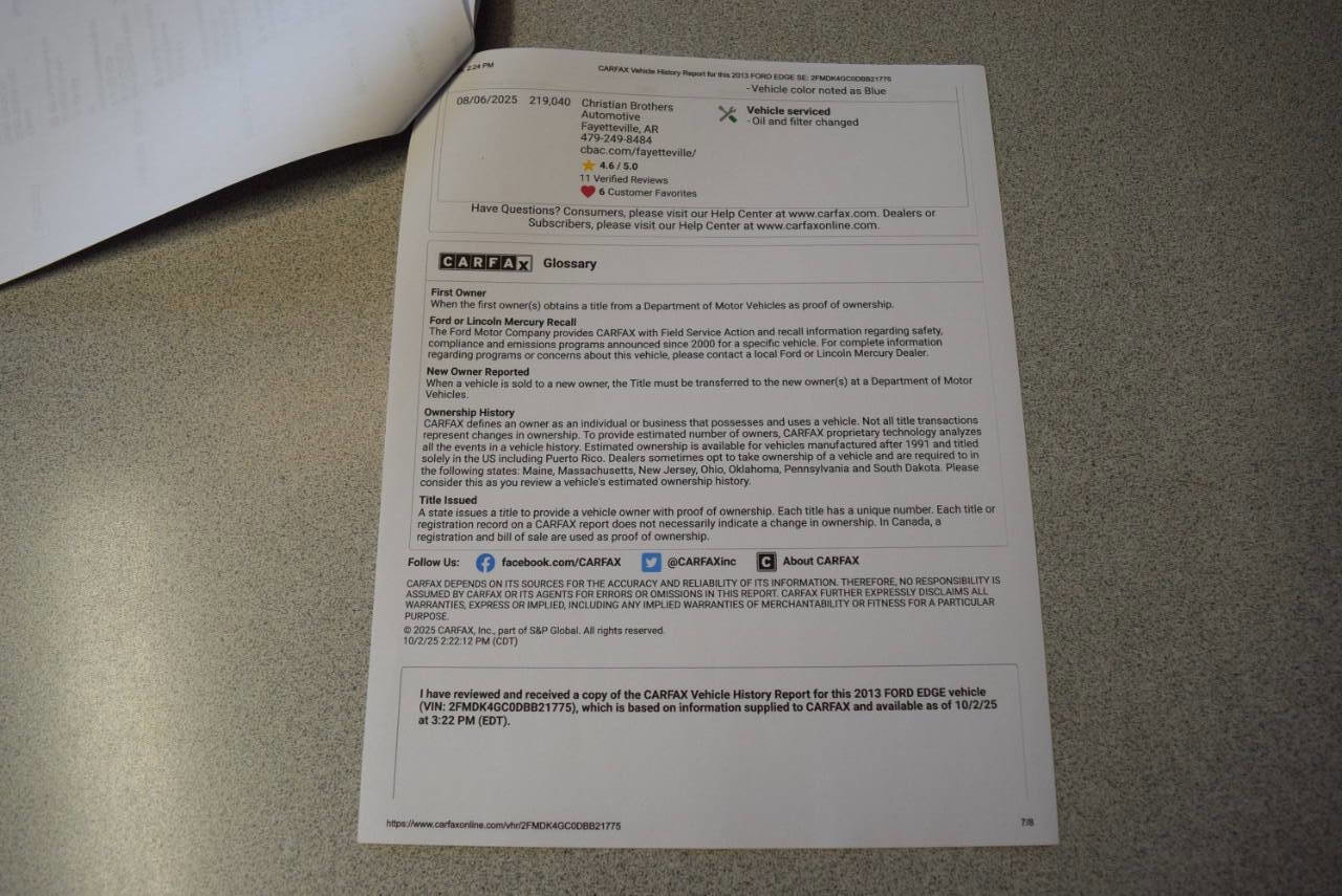 Used 2013 Ford Edge SE image 62