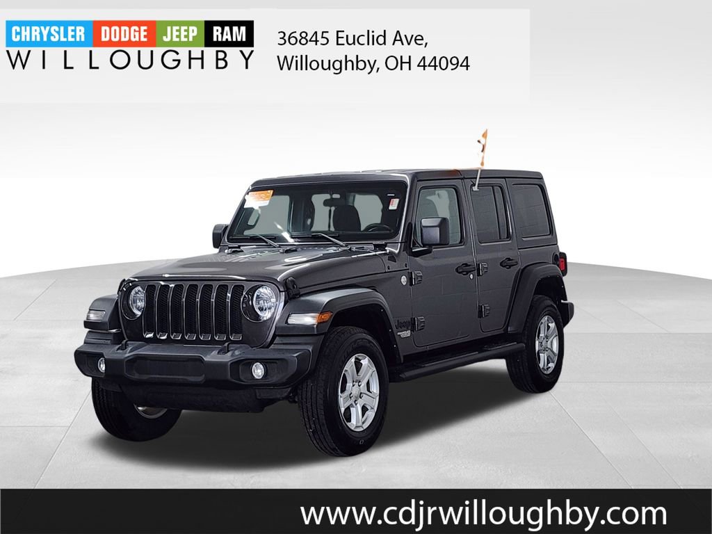 Certified 2021 Jeep Wrangler Unlimited Sport image 1