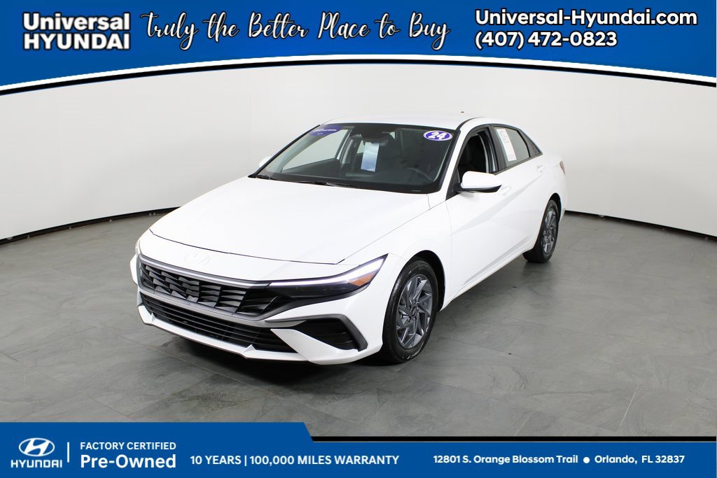 Certified 2024 Hyundai Elantra SEL