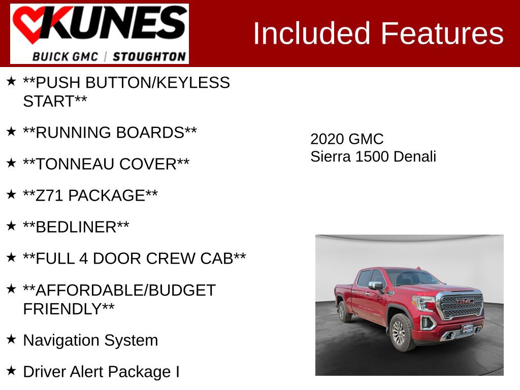 Used 2020 GMC Sierra 1500 Denali AWD/4WD image 3