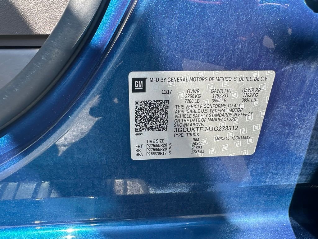 Used 2018 Chevrolet Silverado 1500 High Country AWD/4WD image 29