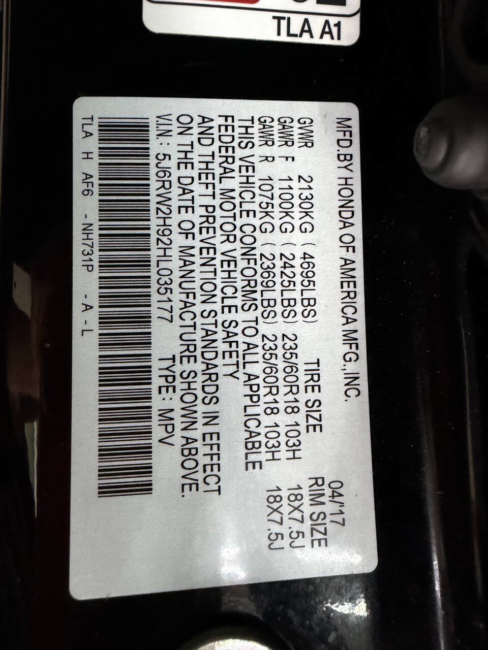 Used 2017 Honda CR-V Touring image 31