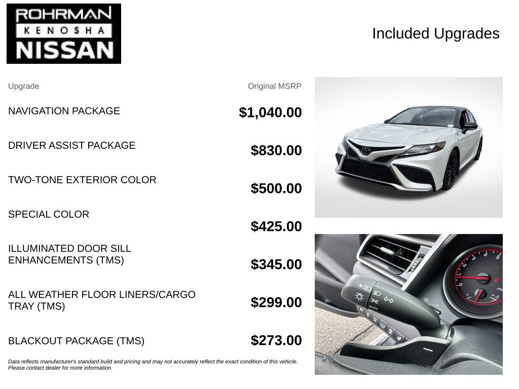 Used 2023 Toyota Camry XSE w/ Navigation Package FWD image 4