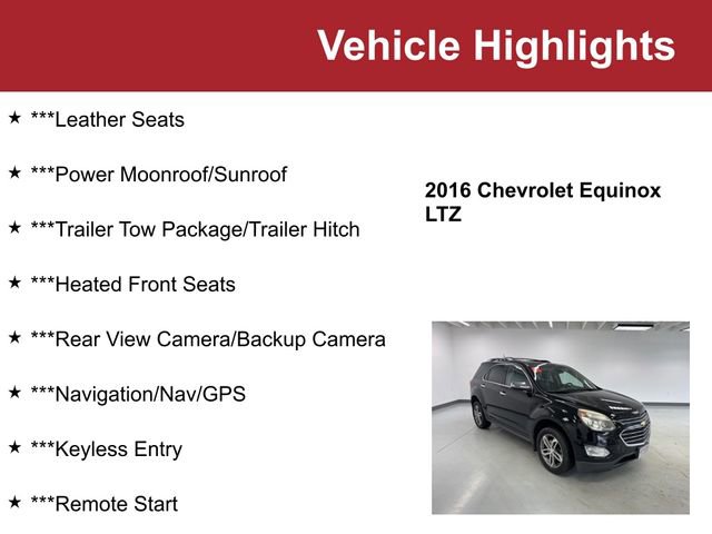 Used 2016 Chevrolet Equinox LTZ w/ Enhanced Convenience Package image 2