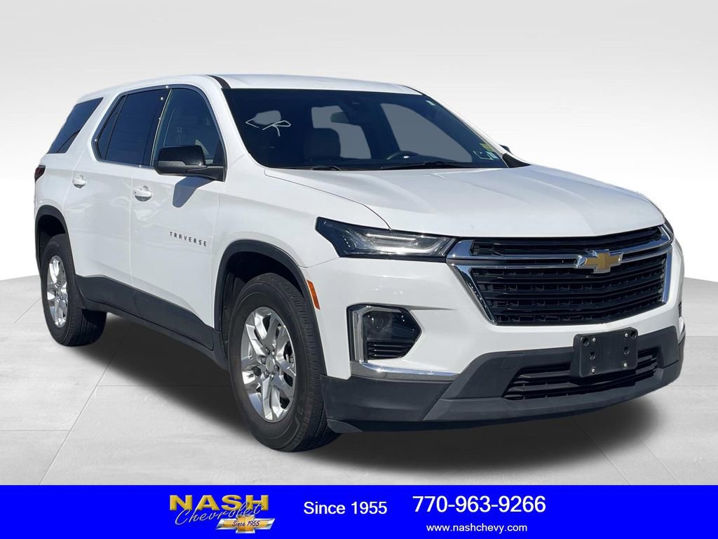 Used 2022 Chevrolet Traverse LS w/ LPO, Floor Liner Package