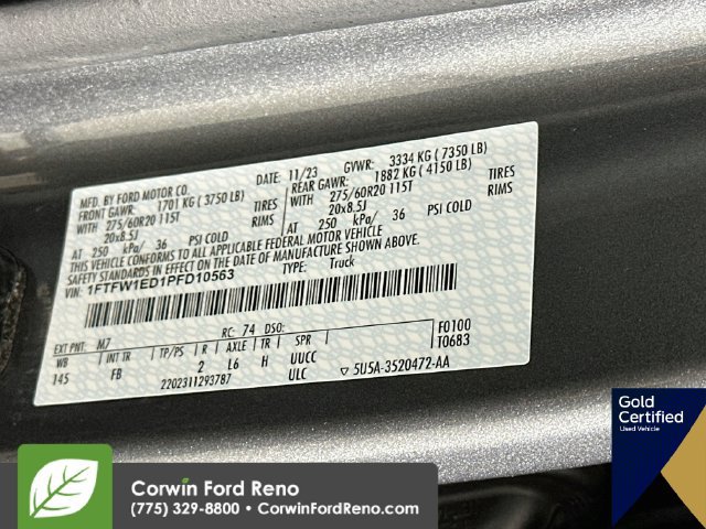 Certified 2023 Ford F150 XLT w/ Equipment Group 302A High AWD/4WD image 36