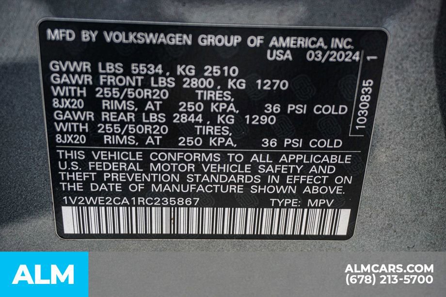 Used 2024 Volkswagen Atlas Cross Sport SE image 60