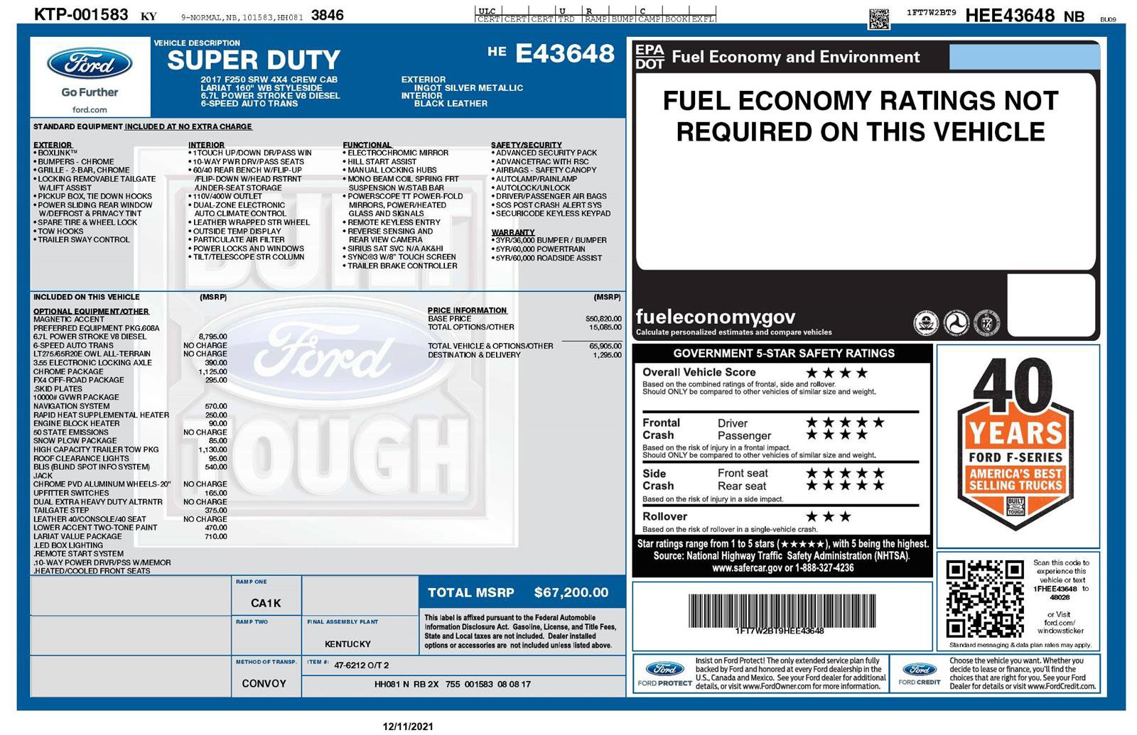 Used 2017 Ford F250 Lariat image 11
