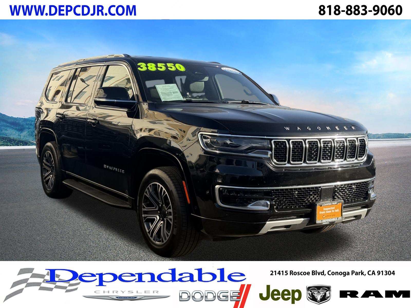 Certified 2024 Jeep Wagoneer Series II w/ Flexible Seating Group