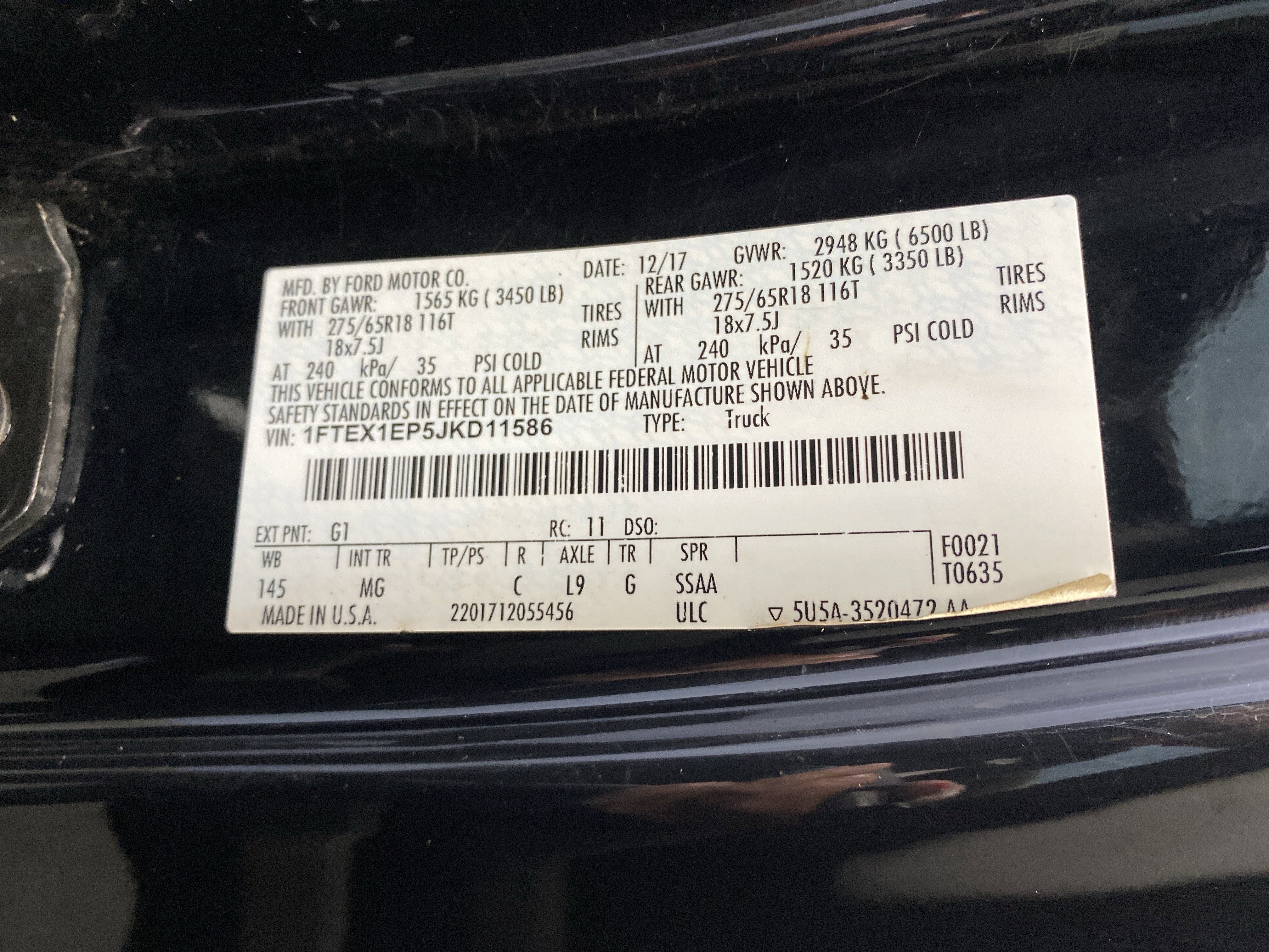 Used 2018 Ford F150 XLT w/ Equipment Group 302A Luxury image 4