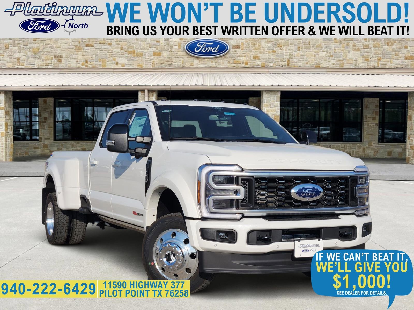 New 2026 Ford F450 Platinum w/ FX4 Off-Road Package