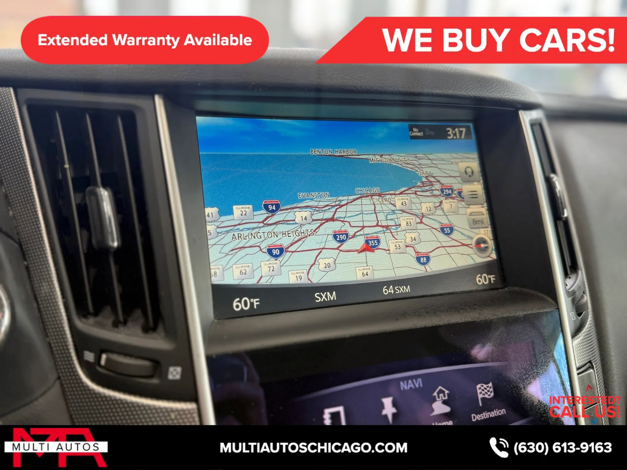 Used 2014 INFINITI Q50 Premium w/ Navigation Package AWD/4WD image 28