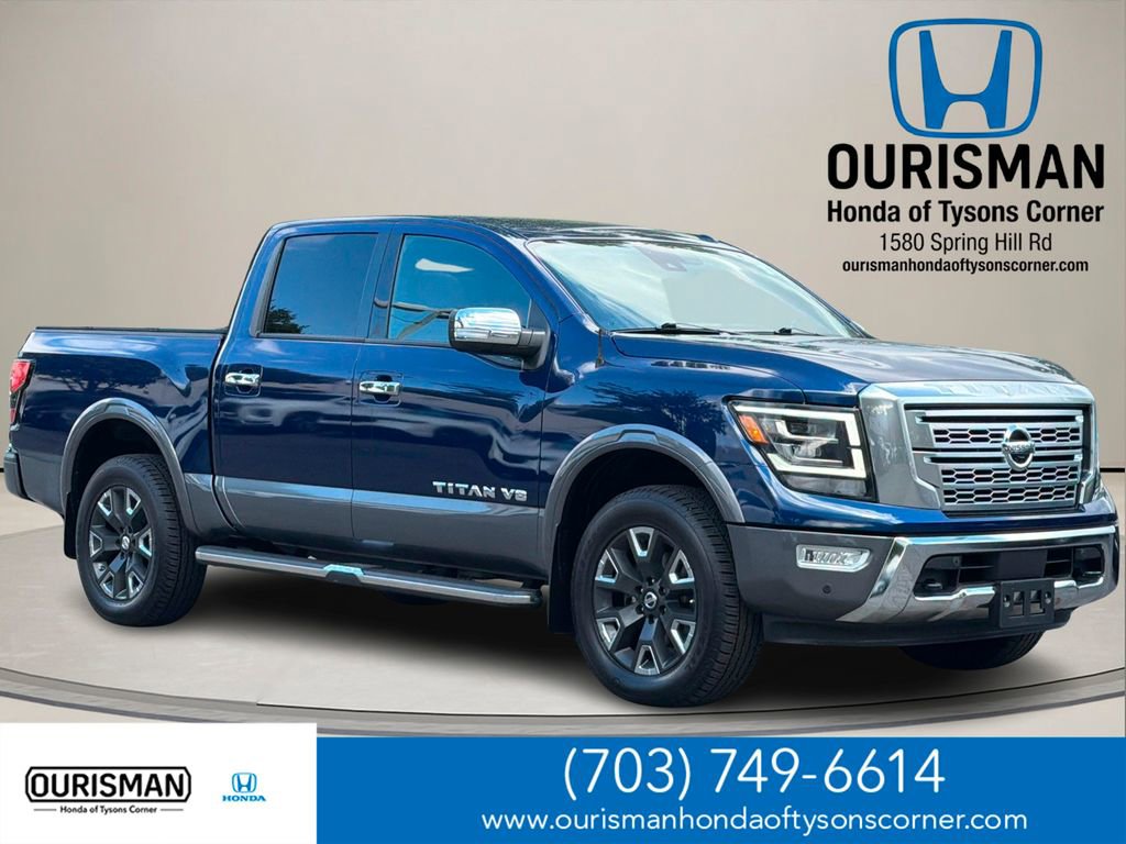 Used 2020 Nissan Titan Platinum Reserve w/ Moonroof Package AWD/4WD image 1
