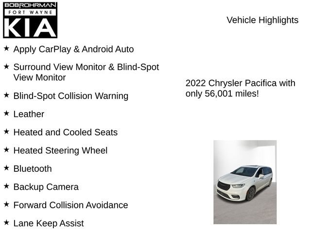 Used 2022 Chrysler Pacifica Limited w/ Uconnect Theater Family Group image 7