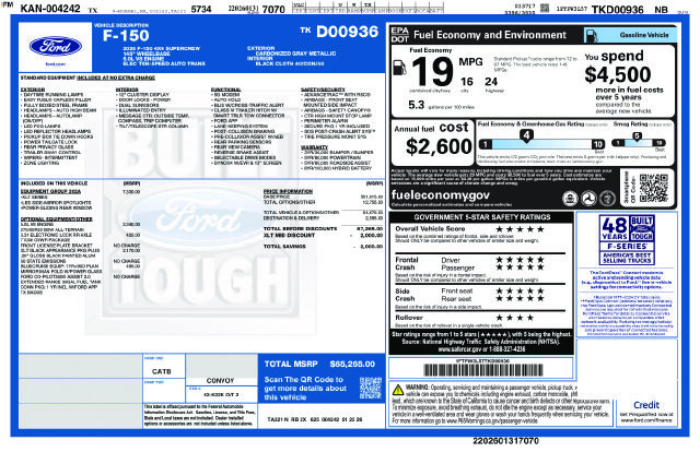 Certified 2026 Ford F150 XLT w/ Equipment Group 302A MID AWD/4WD image 18