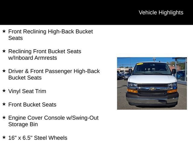 Used 2024 Chevrolet Express 2500 w/ Driver Convenience Package RWD image 22