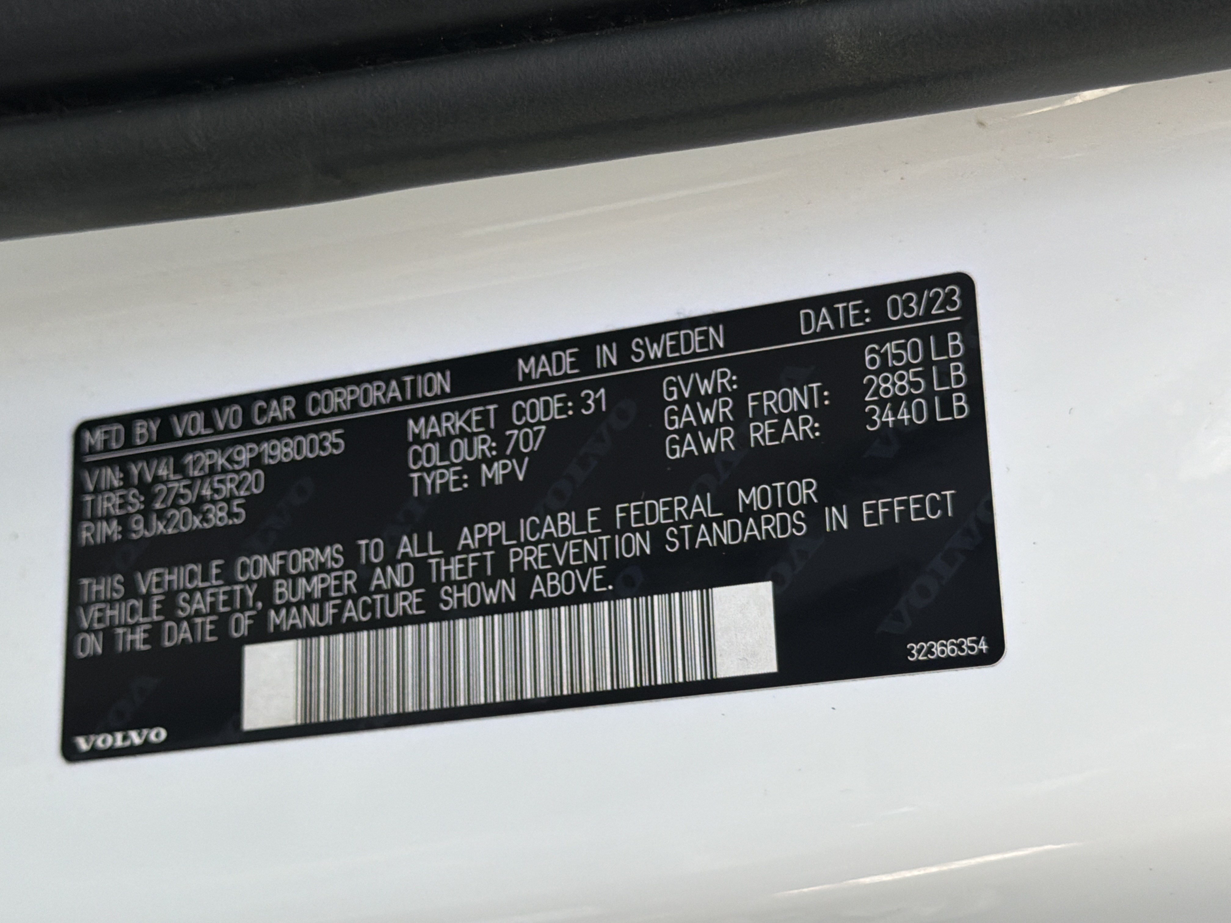 Certified 2023 Volvo XC90 B5 Core w/ Protection Package Premier AWD/4WD image 37