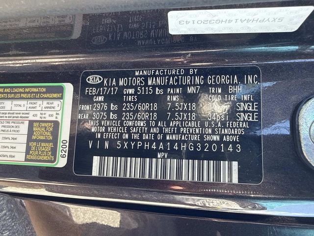 Used 2017 Kia Sorento EX w/ EX Premium Package image 34