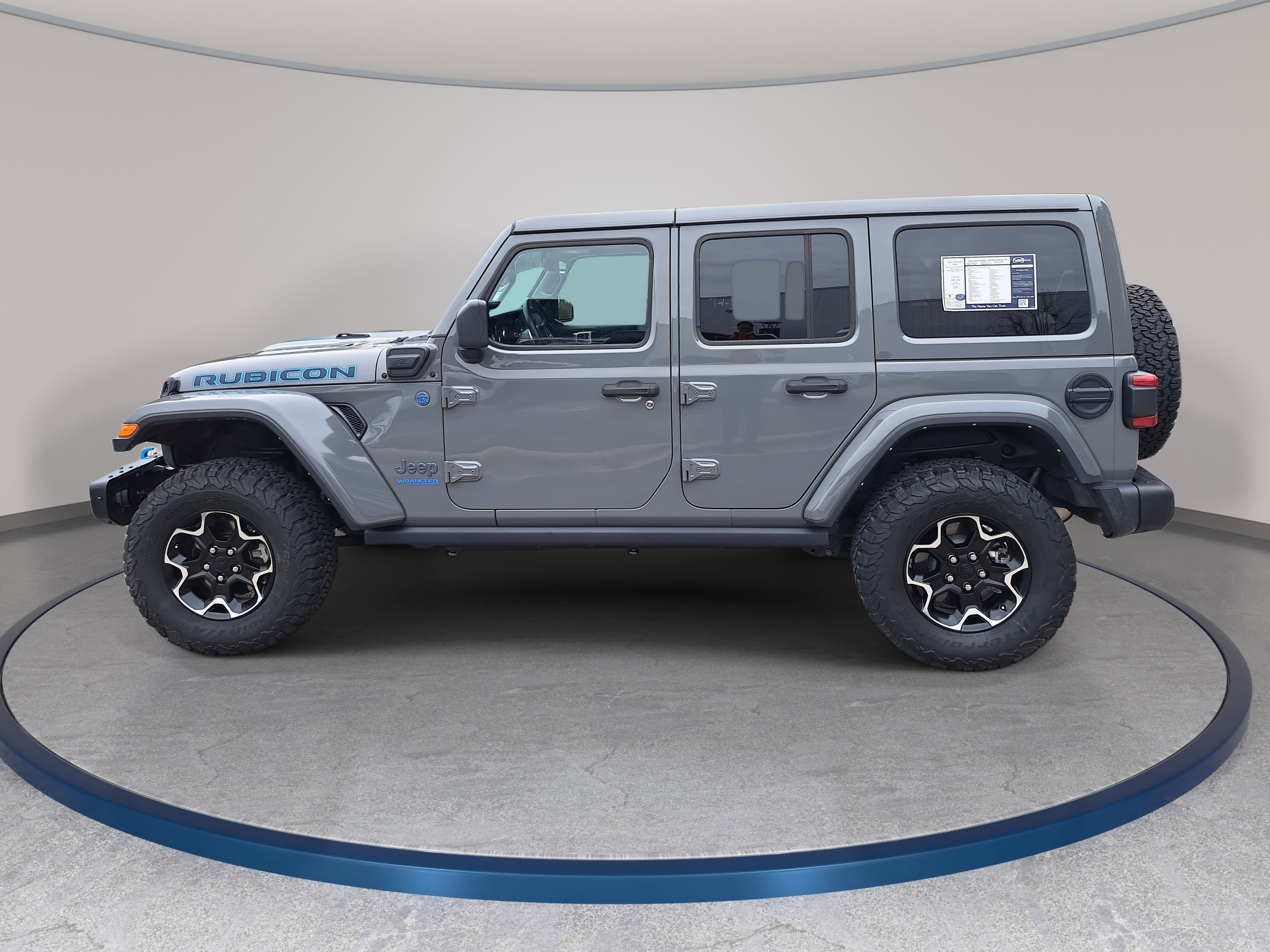 Used 2021 Jeep Wrangler Unlimited Rubicon 4xe w/ Steel Bumper Group image 8