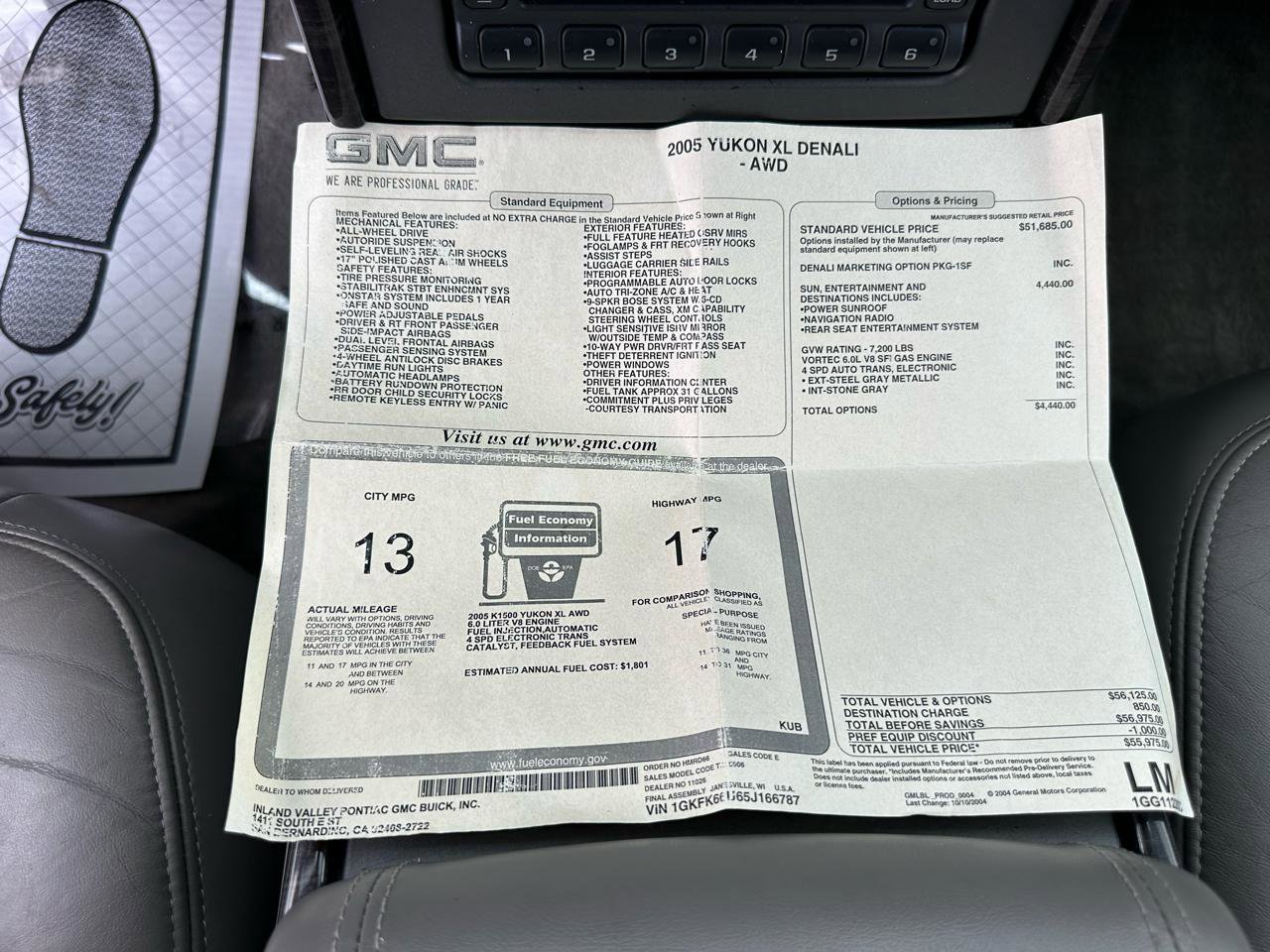 Used 2005 GMC Yukon XL Denali AWD/4WD image 43