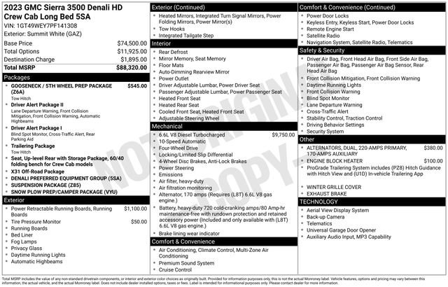 Used 2023 GMC Sierra 3500 Denali AWD/4WD image 4