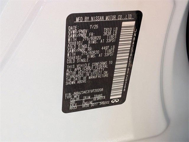 New 2026 INFINITI QX80 Pure w/ Cargo Package image 35