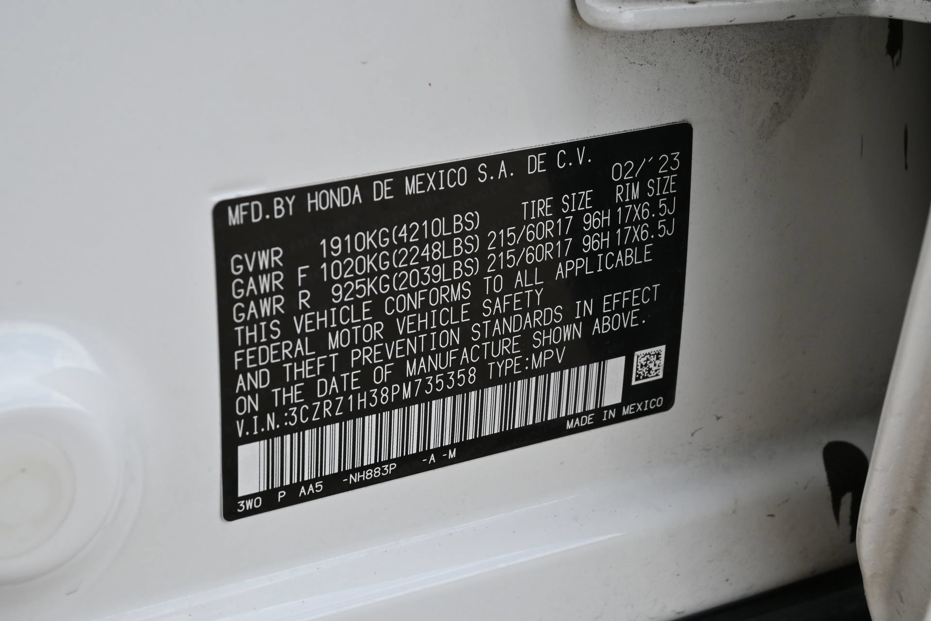 Used 2023 Honda HR-V LX image 27