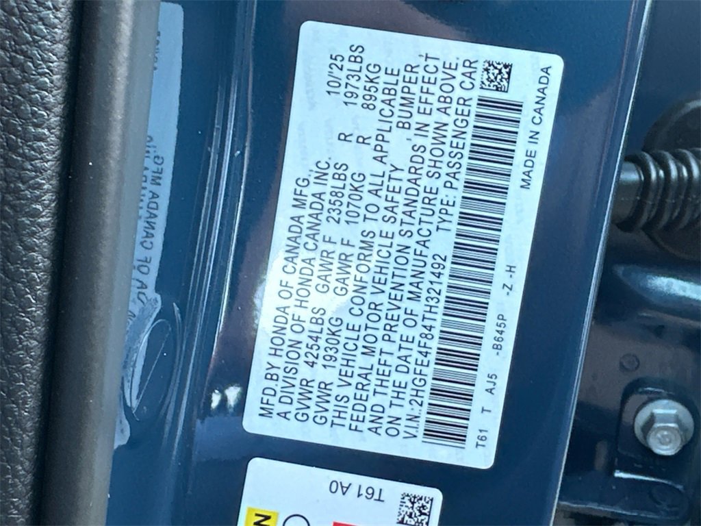 New 2026 Honda Civic Sport Touring image 30