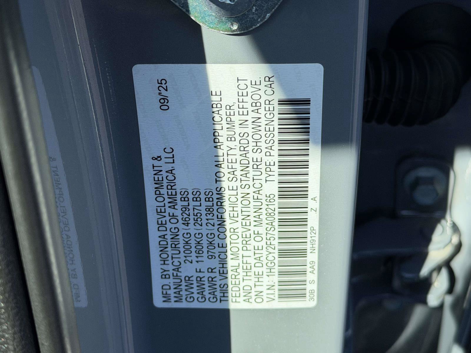 Certified 2025 Honda Accord Sport image 21