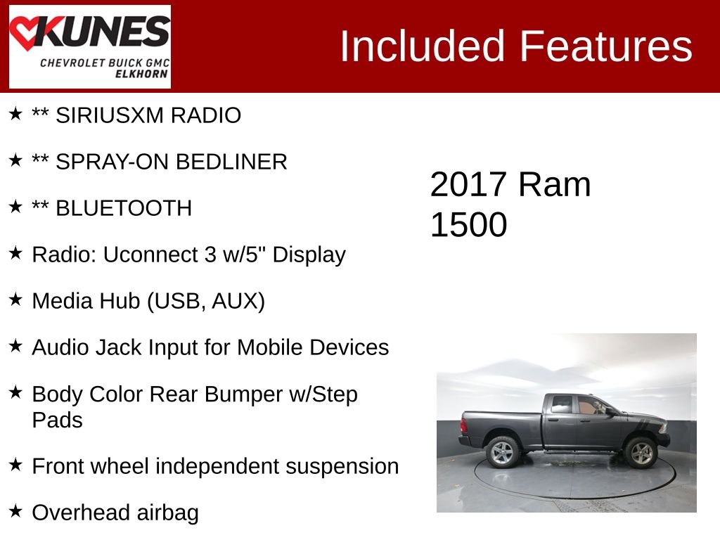 Used 2017 RAM 1500 Express w/ Express Value Package AWD/4WD video 2