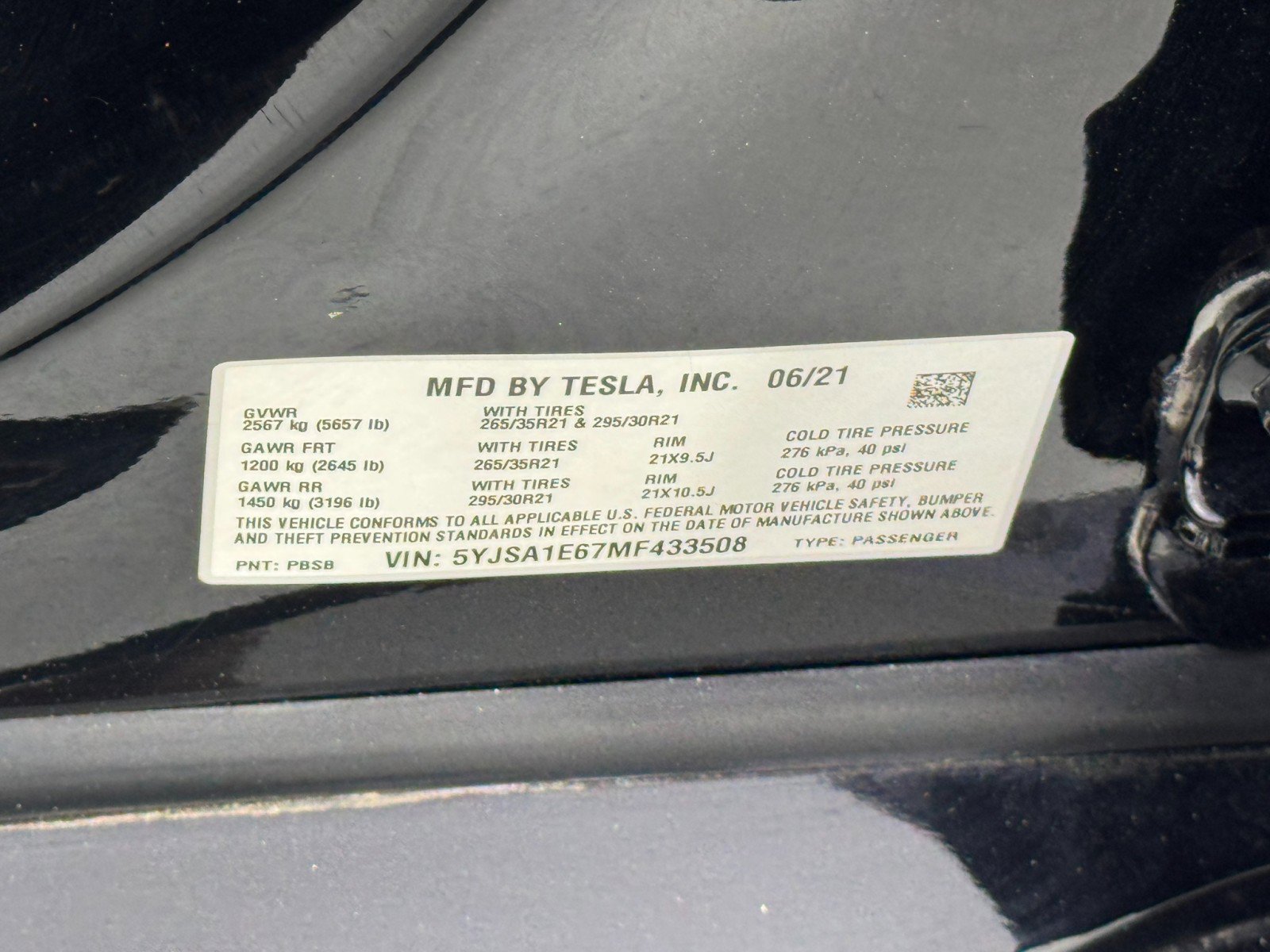 Used 2021 Tesla Model S Plaid AWD/4WD image 50