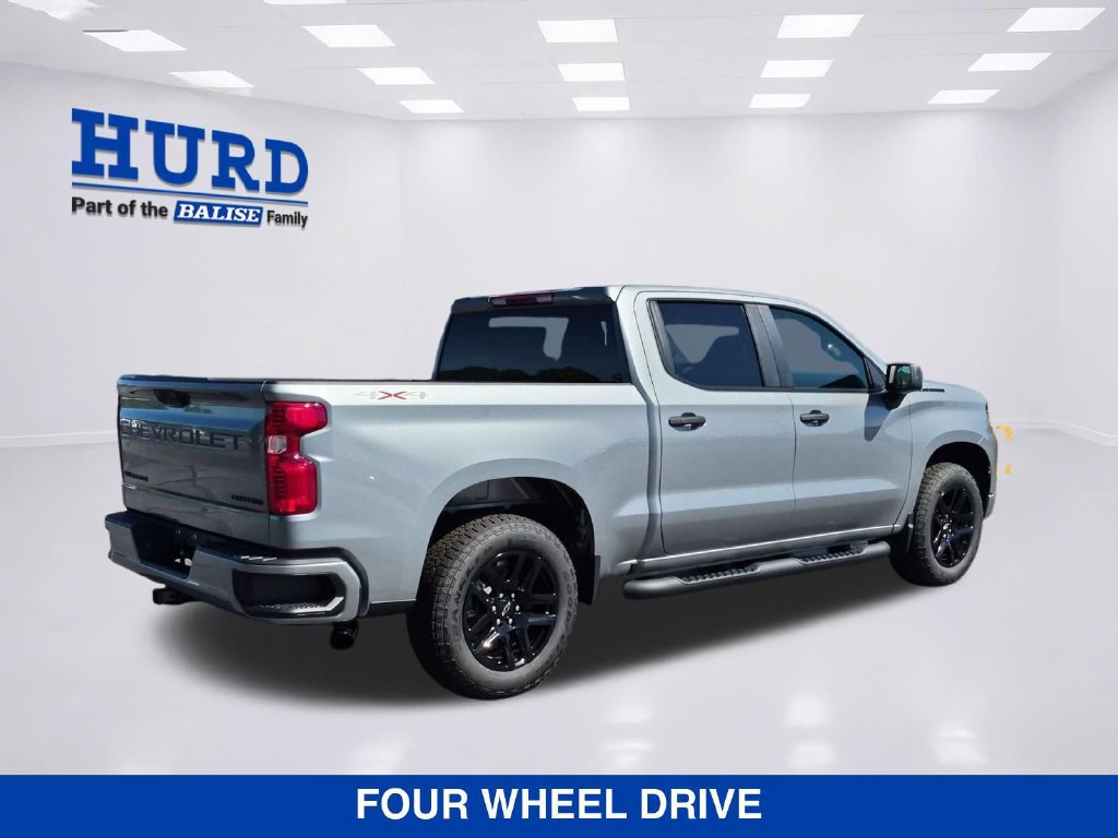 New 2026 Chevrolet Silverado 1500 Custom w/ Turbomax Blackout Package AWD/4WD image 4