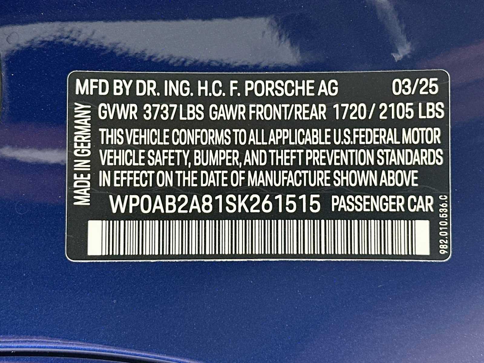 Certified 2025 Porsche 718 Cayman S RWD image 30