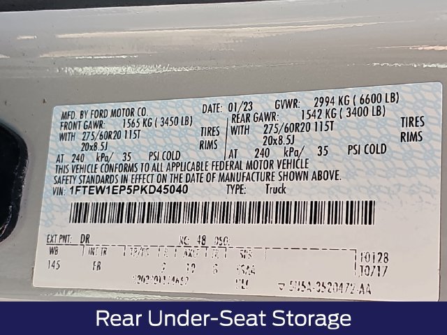 Certified 2023 Ford F150 XLT w/ Equipment Group 302A High AWD/4WD image 38