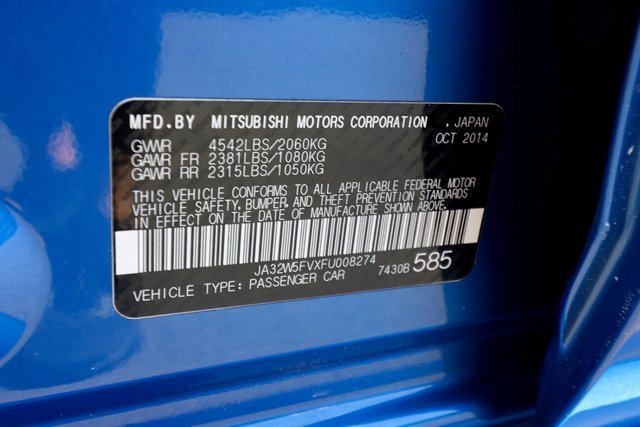 Used 2015 Mitsubishi Lancer Evolution MR image 56