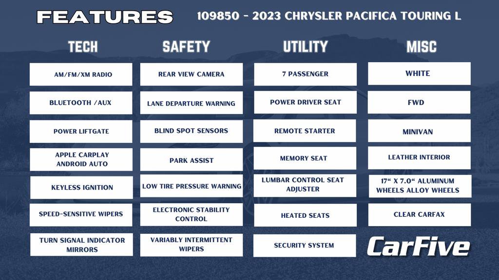 Used 2023 Chrysler Pacifica Touring-L image 34