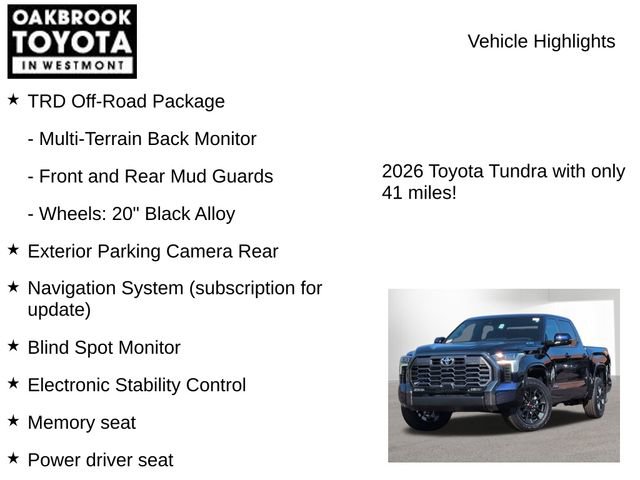 New 2026 Toyota Tundra Platinum image 7