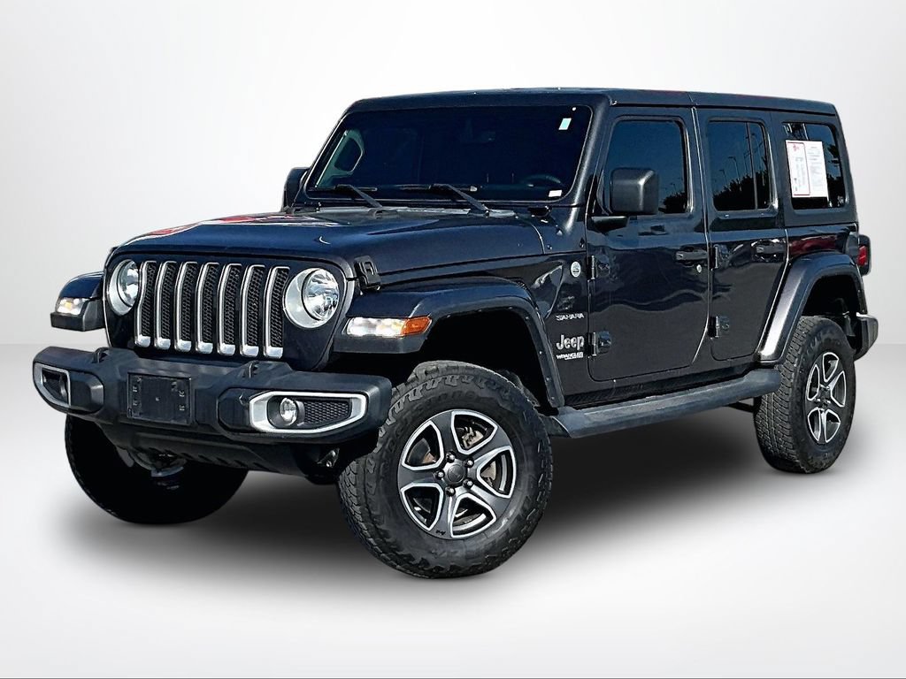 Used 2019 Jeep Wrangler Unlimited Sahara w/ Uconnect 4C Nav & Sound Group AWD/4WD image 2