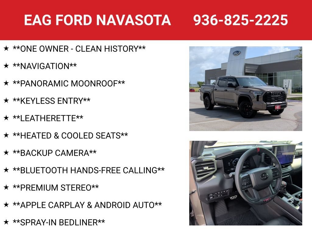 Used 2025 Toyota Tundra TRD Pro w/ TRD Performance Package (GST) AWD/4WD image 4
