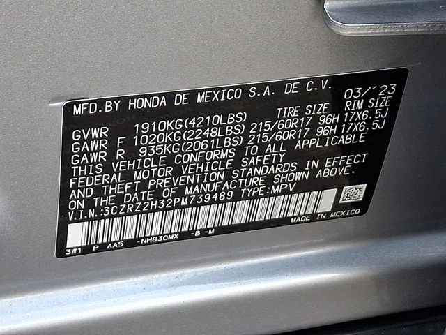 Certified 2023 Honda HR-V LX image 28