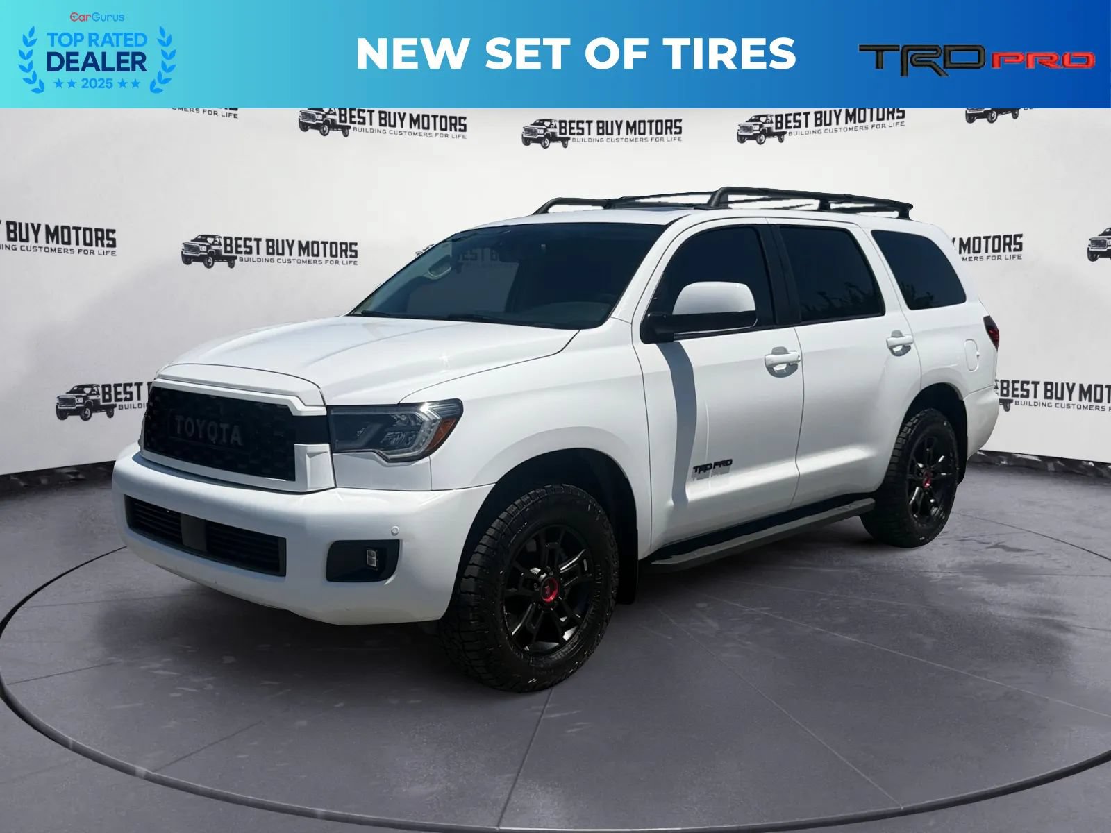 Used 2020 Toyota Sequoia TRD Pro w/ Carpet Mat Package (TMS) AWD/4WD image 3