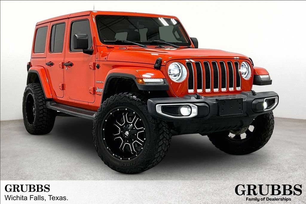 Used 2020 Jeep Wrangler Unlimited Sahara w/ Uconnect 4C Nav & Sound Group